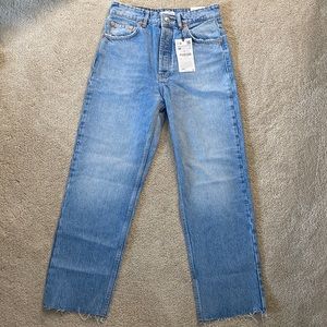 NWT Zara Straight Leg Jeans